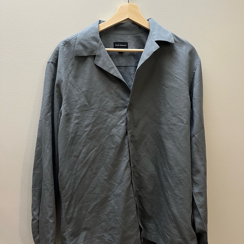 Club Monaco Gray Lightweight Shirt